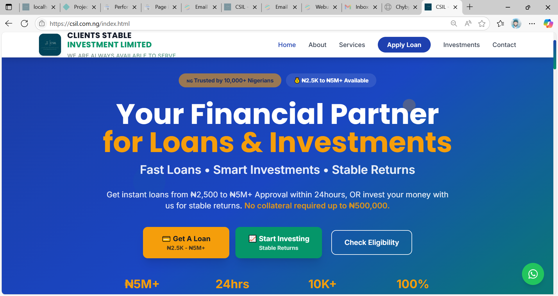 Csil Loan And Investment